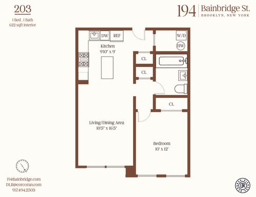 203-194 Bainbridge St, Brooklyn, NY, 11233-1802 | Card Image