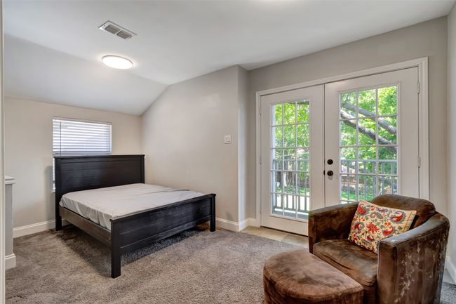 Upstairs bedroom with balcony and full bath attached | Image 34