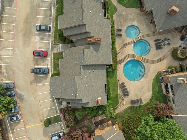 Bird's eye view of a pool area | Image 34