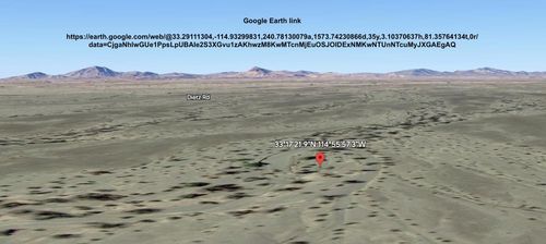 Land Milpitas Wash Wilderness, Palo Verde, CA, 92266 | Card Image