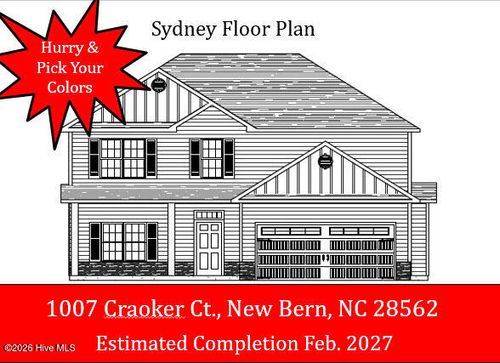 1007 Croaker Ct, New Bern, NC, 28562-1152 | Card Image