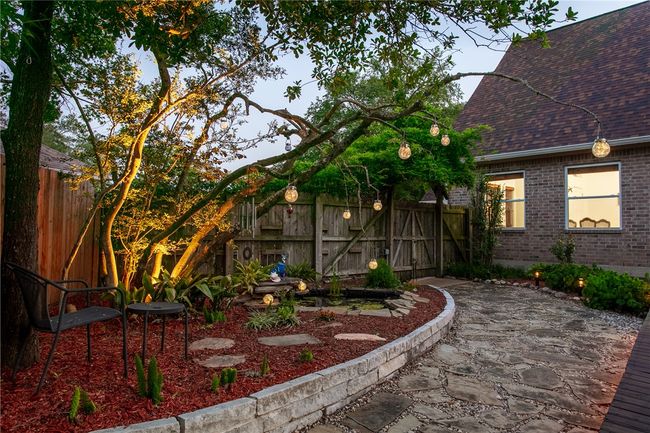 View of yard with fence and a gate | Image 45