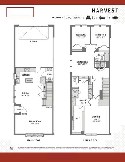 Offering plenty of space to entertain plus an end unit for added privacy, our Dalton II floor plan is a winner! | Image 2