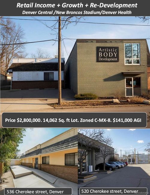 520 N Cherokee Street, Denver, CO, 80204 | Card Image