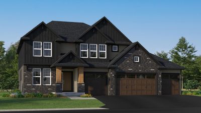 (Exterior rendering, actual homes finishes will vary) The Washburn has excellent curb appeal! | Image 1