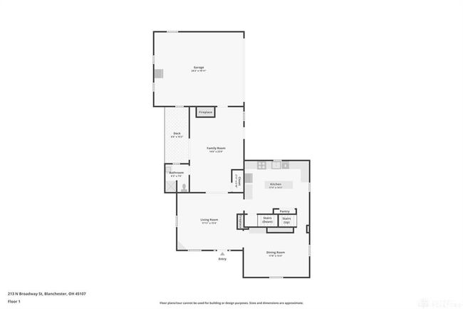 213 N Broadway St, House other with 3 bedrooms, 2 bathrooms and null parking in Blanchester OH | Image 70