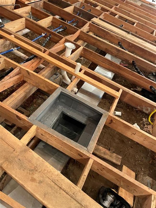 HVAC, over sized duct to supply additions in blue prints and Water lines are 3/4 PEX A with Brass FTGS all insulated and next to freeze proof, plumbed for tankless recirculation for instant hot water and hot water to back porch for a hot water outside *older photo | Image 30