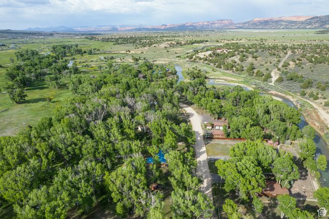 Aerial overview of property's location with a water and mountain view | Image 47