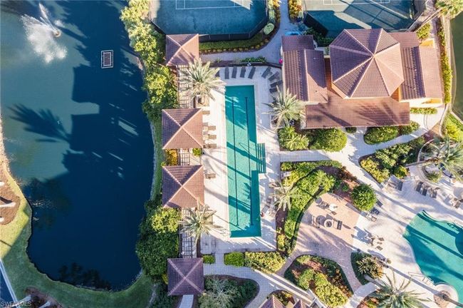 Bird's eye view of a pool area | Image 36