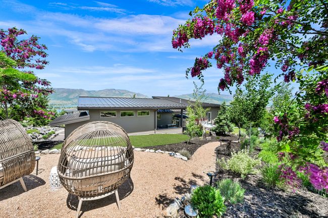View of yard featuring a mountain view | Image 70