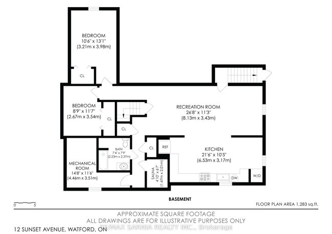 12 Sunset Ave, House other with 5 bedrooms, 2 bathrooms and 8 parking in Warwick ON | Image 45