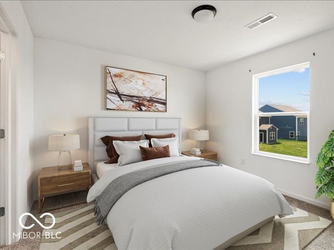 Virtually staged second bedroom | Image 27