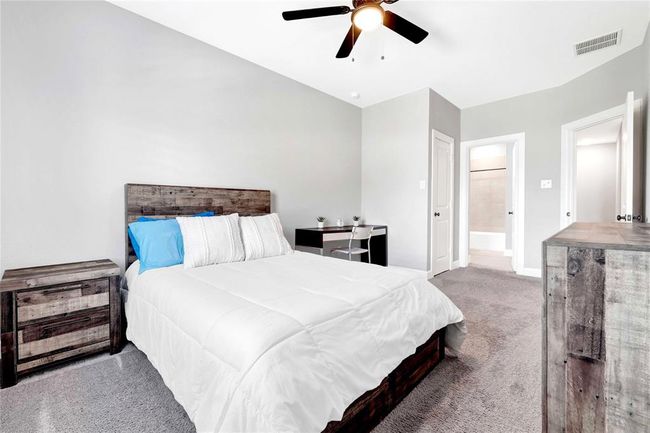 Over sized secondary bedroom upstairs with bathroom connected to bedroom. | Image 39