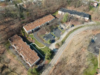 Thie aerial shows the 3 buildings that are part of Calais Village. | Image 3