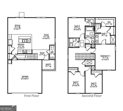 82 Cypress Loop, House other with 4 bedrooms, 2 bathrooms and null parking in Port Wentworth GA | Image 2