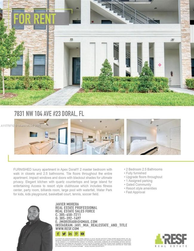 APT-23 - 7831 Nw 104 Th Ave, Condo with 2 bedrooms, 3 bathrooms and null parking in Doral FL | Image 35