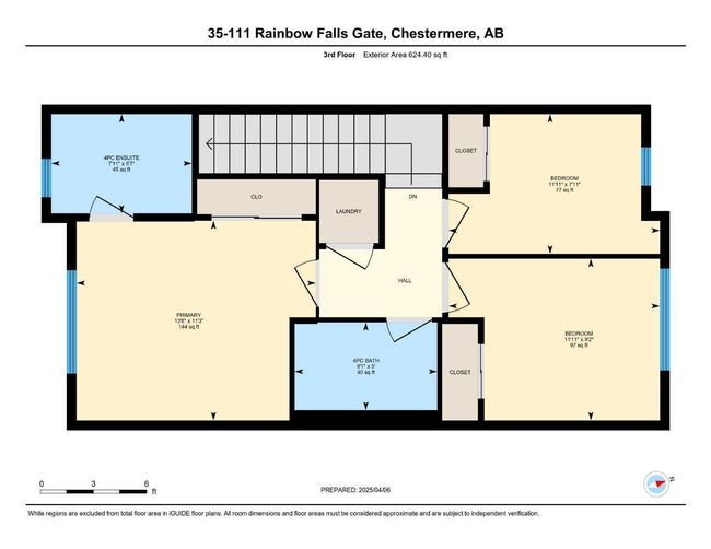 35 - 111 Rainbow Falls Gate, Townhouse with 3 bedrooms, 3 bathrooms and 2 parking in Chestermere AB | Image 42