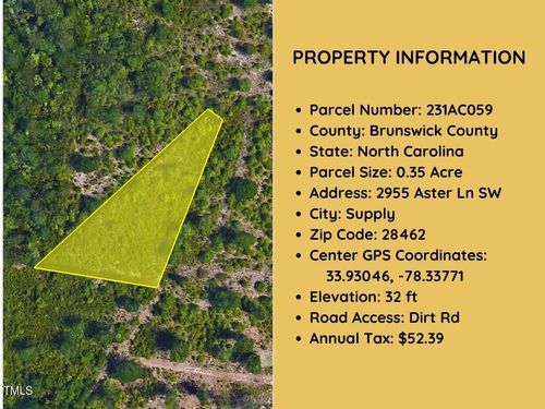 2955 Aster Ln Sw, Supply, NC, 28462-5419 | Card Image
