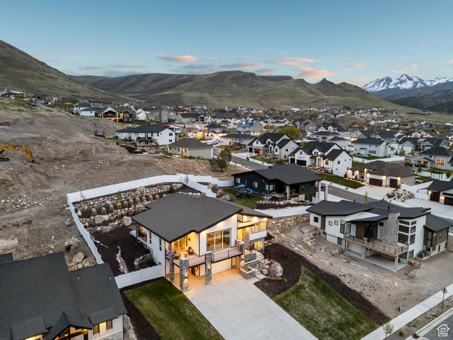 Birds eye view of property with a residential view and a mountain view | Image 76