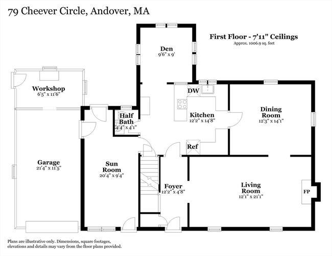 79 Cheever Cir, House other with 3 bedrooms, 3 bathrooms and 2 parking in Andover MA | Image 33