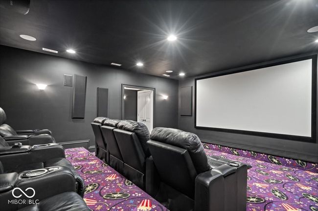 Home theatre located on the lower level makes for the perfect home move night! | Image 45