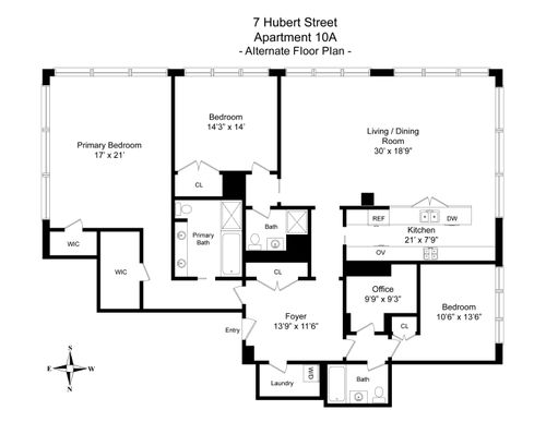 10a-7 Hubert St, New York, NY, 10013-2065 | Card Image
