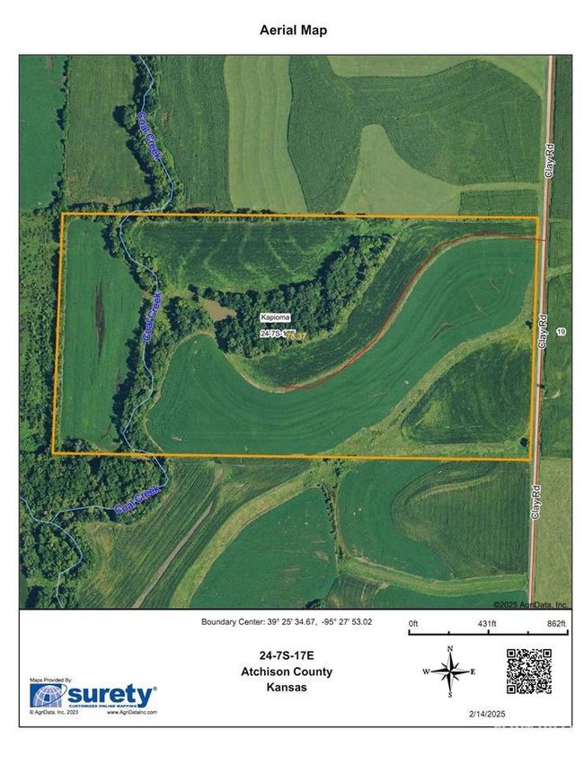 00000 Clay Rd, Home with 0 bedrooms, 0 bathrooms and null parking in Valley Falls KS | Image 95