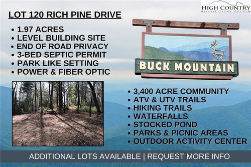 Lot 120 Rich Pine Dr, Purlear, NC, 28665-6000 | Card Image