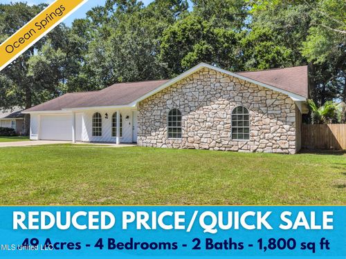 3411 Queen Elizabeth Dr, Ocean Springs, MS, 39564-3334 | Card Image