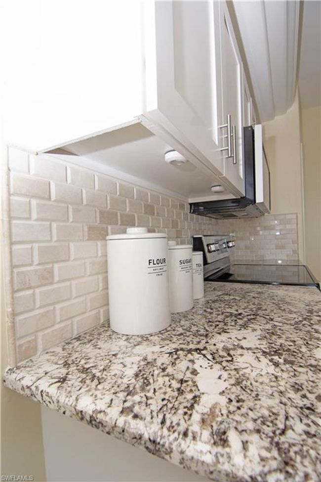 Dimensional tile backsplash detail. | Image 15
