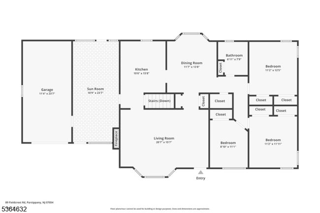 89 Fieldcrest Rd, House other with 3 bedrooms, 1 bathrooms and null parking in Parsippany NJ | Image 25