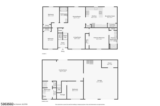 60 Preston Ave, House other with 4 bedrooms, 3 bathrooms and null parking in East Hanover NJ | Image 48