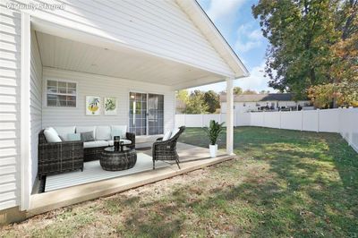 Virtually Staged covered patio | Image 2