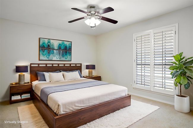 Bedroom with baseboards and a ceiling fan | Image 23