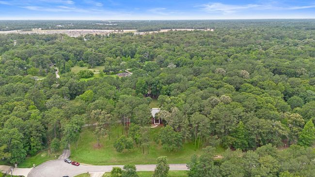 Expansive aerial view of the property within a lush forest | Image 44