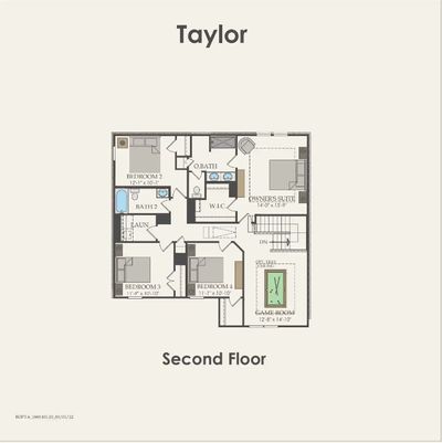 Pulte Homes, Taylor floor plan | Image 3