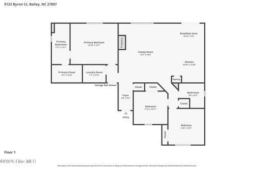 9122 Byron Ct, Bailey, NC, 27807-7604 | Card Image