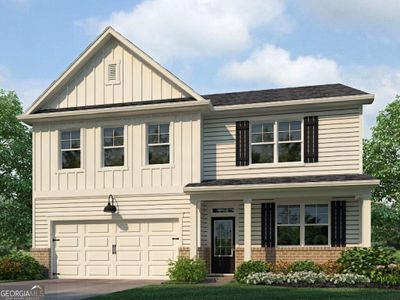 Hanover front exterior rendering at Etowah Preserve in Dawsonville, GA | Image 1