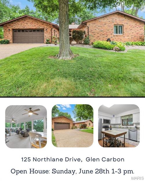 125 Northlane Dr, Glen Carbon, IL, 62034-1009 | Card Image