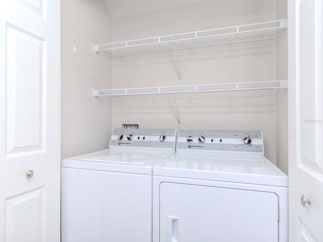 LAUNDRY CLOSET / HOLDS FULL SIZE WASHER & DRYER | Image 45