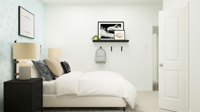 Carpeted bedroom with baseboards | Image 21