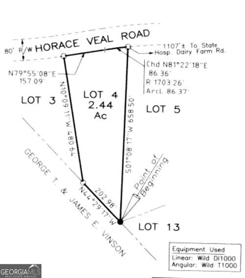 170 Horace Veal Rd Nw, Milledgeville, GA, 31061-9690 | Card Image