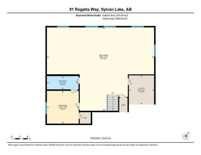 81 Regatta Way, Home with 4 bedrooms, 4 bathrooms and 4 parking in Sylvan Lake AB | Image 40