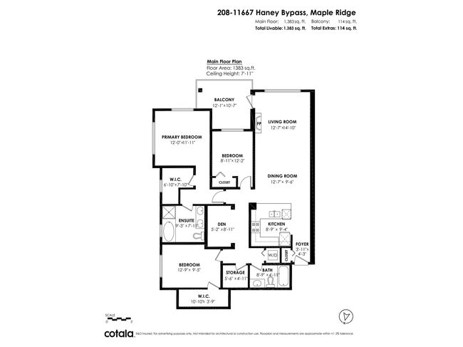 208 - 11667 Haney Bypass, Condo with 3 bedrooms, 2 bathrooms and 2 parking in Maple Ridge BC | Image 38