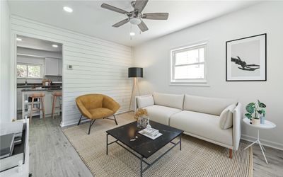 Staged living room photo. | Image 2