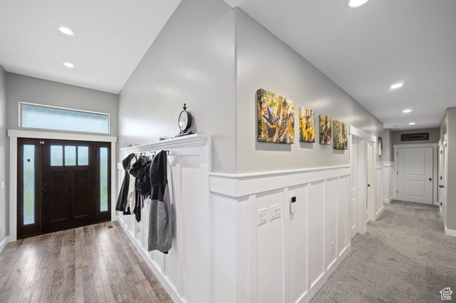 Entryway featuring recessed lighting and a wainscoted wall | Image 22