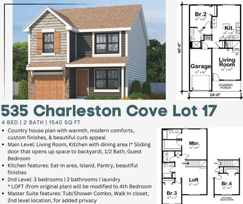 535 Charleston Cove Way, Clarksville, TN, 37043 | Card Image