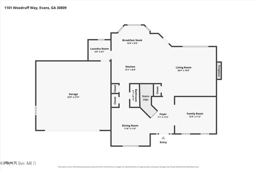 1101 Woodruff Way, Evans, GA, 30809-5029 | Card Image