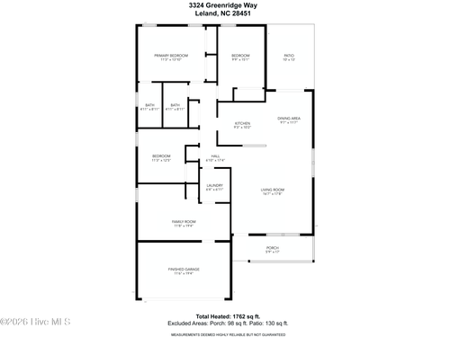 3324 Greenridge Way, Leland, NC, 28451-9448 | Card Image
