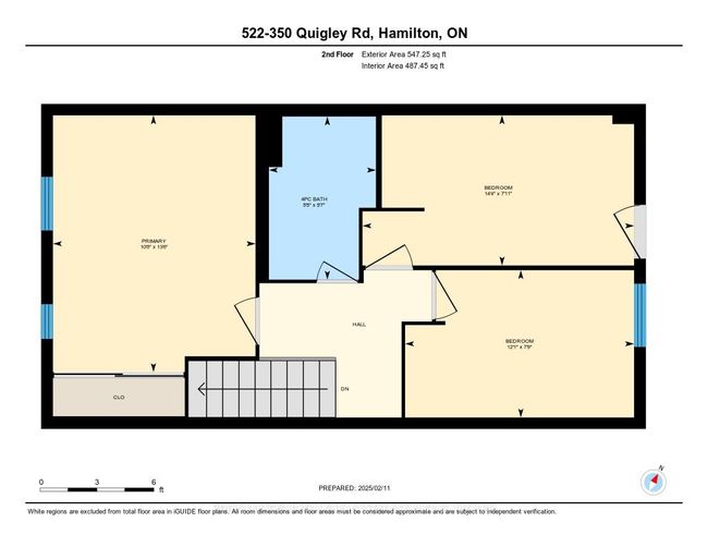522 - 350 Quigley Rd, Condo with 3 bedrooms, 1 bathrooms and null parking in Hamilton ON | Image 38